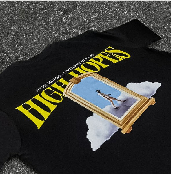 HIGH HOPES – Oversized Graphic Tee