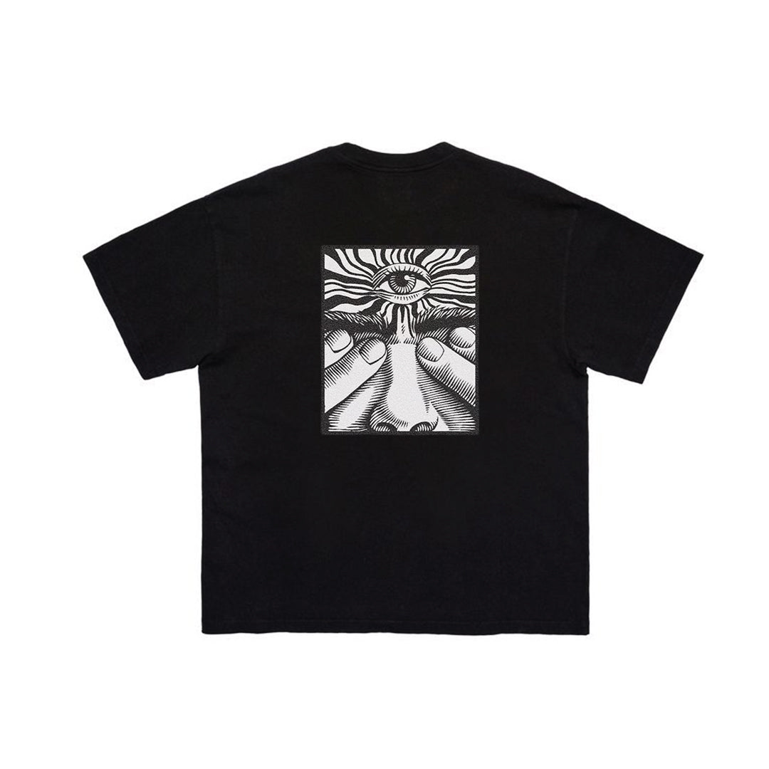 DEPTH - Oversized Graphic Tee (Black)