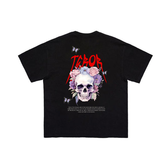 FLORAL DEATH" – Limited Drop 011 Oversized Tee